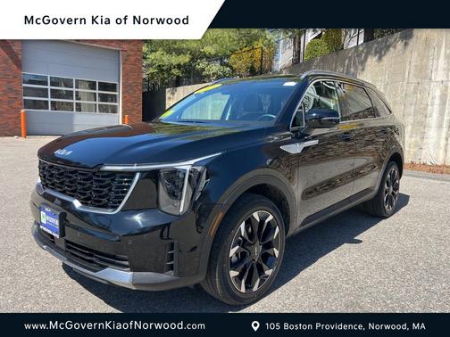 Ebony Black 2025 Kia Sorento EX