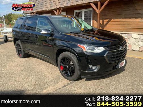 Black 2020 Chevrolet Traverse Premier