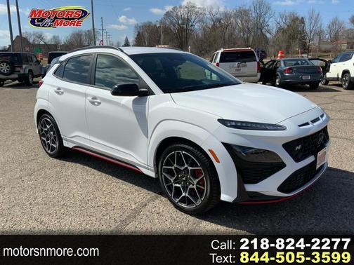 White 2022 Hyundai Kona N Base