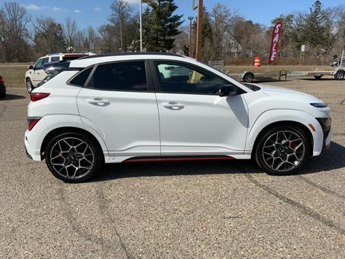 White 2022 Hyundai Kona N Base