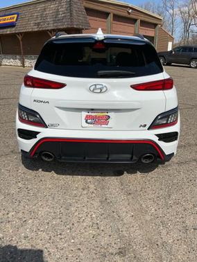 White 2022 Hyundai Kona N Base