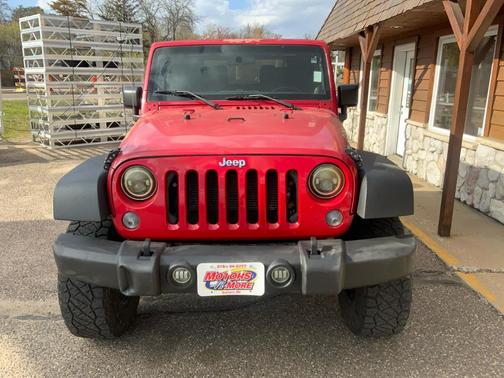 Red 2014 Jeep Wrangler Sport