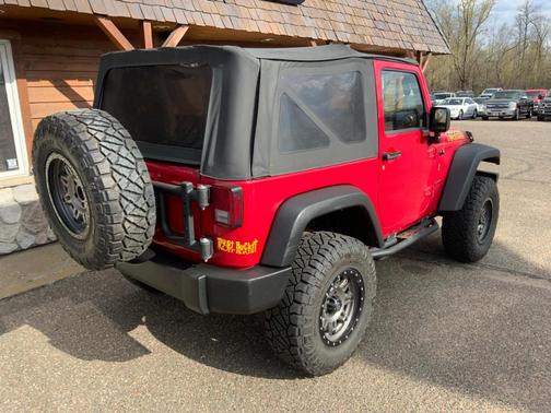 Red 2014 Jeep Wrangler Sport
