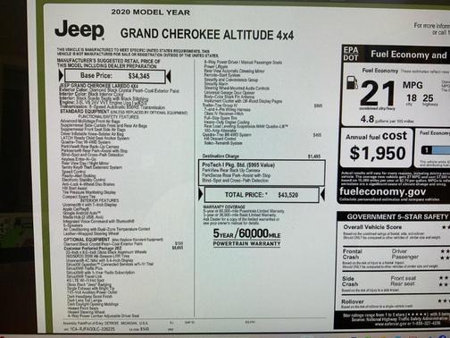 2020 Jeep Grand Cherokee Laredo