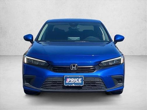 Aegean Blue Metallic 2022 Honda Civic LX