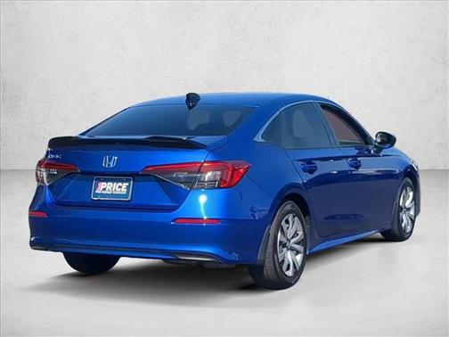 Aegean Blue Metallic 2022 Honda Civic LX
