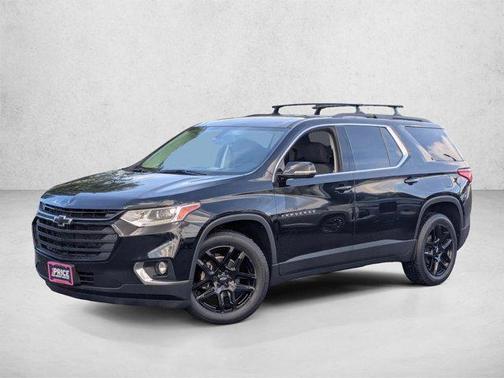 Mosaic Black Metallic 2020 Chevrolet Traverse LT Cloth