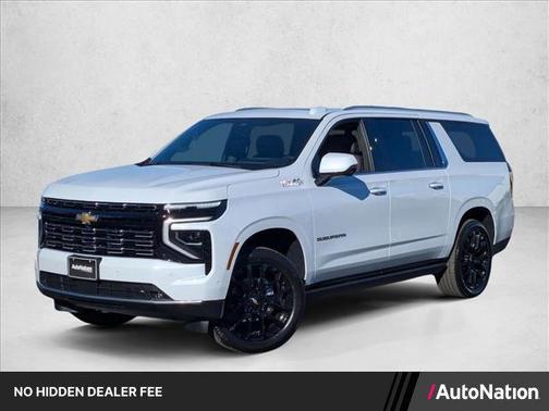 Polar White Tricoat 2026 Chevrolet Suburban High Country, 4WD