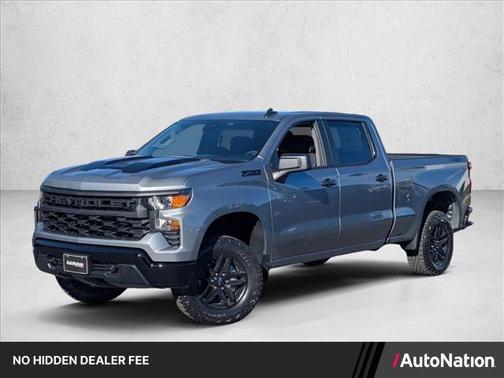 Sterling Gray Metallic 2026 Chevrolet Silverado 1500 Custom Trail Boss