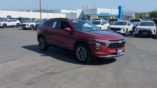 Crimson Metallic 2024 Chevrolet Trax LT