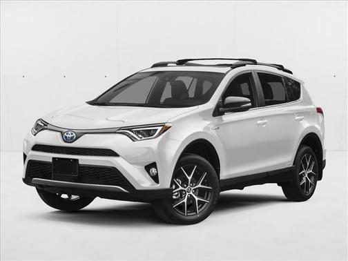 Super White 2018 Toyota RAV4 Hybrid SE