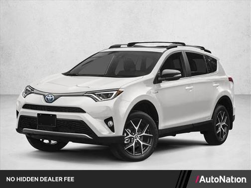 Super White 2018 Toyota RAV4 Hybrid SE