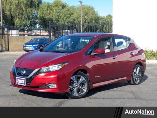 Scarlet Ember 2018 Nissan Leaf SL
