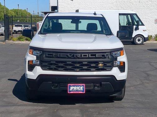 Summit White 2025 Chevrolet Silverado 1500 WT