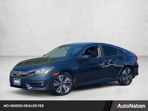Black 2018 Honda Civic EX-T