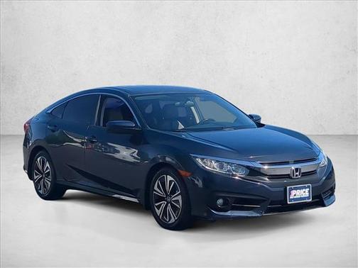 Black 2018 Honda Civic EX-T
