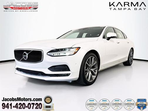 Crystal White Pearl Metallic 2018 Volvo S90 T5 Momentum