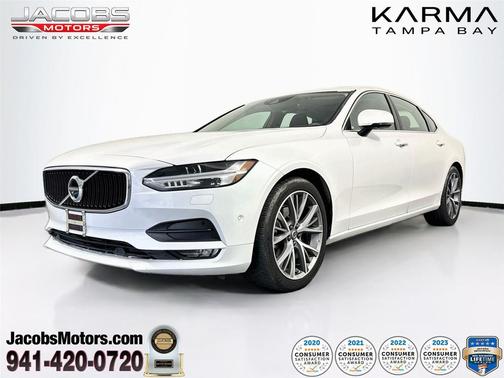 Crystal White Pearl Metallic 2018 Volvo S90 T5 Momentum