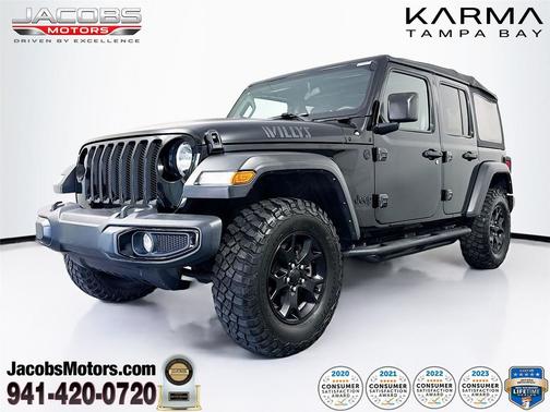 Black Clearcoat 2021 Jeep Wrangler Unlimited Sport