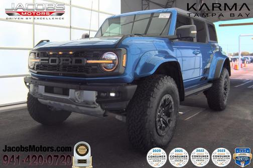 Velocity Blue Metallic 2024 Ford Bronco Raptor