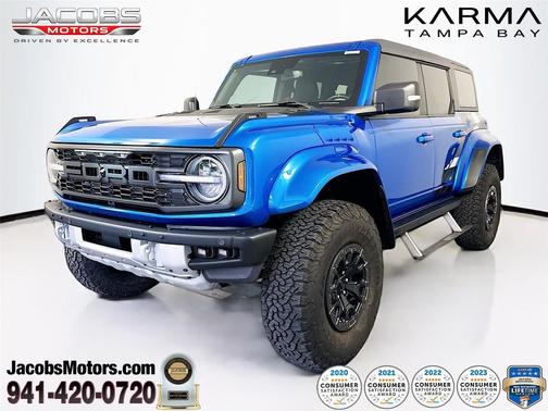 Velocity Blue Metallic 2024 Ford Bronco Raptor