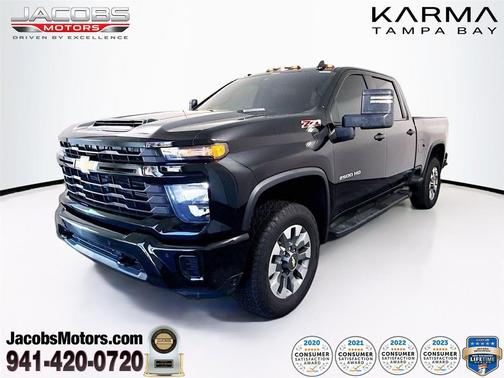 Black 2025 Chevrolet Silverado 2500 Custom