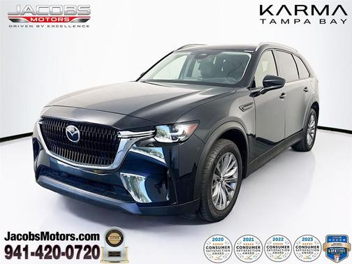 Jet Black Mica 2024 Mazda CX-90 3.3 Turbo Preferred Plus