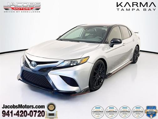 Midnight Black Metallic 2020 Toyota Camry TRD