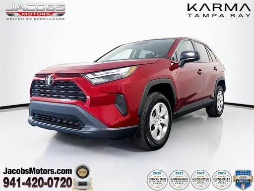 Ruby Flare Pearl 2025 Toyota RAV4 LE
