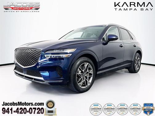 Capri Blue 2023 Genesis GV70 2.5T AWD