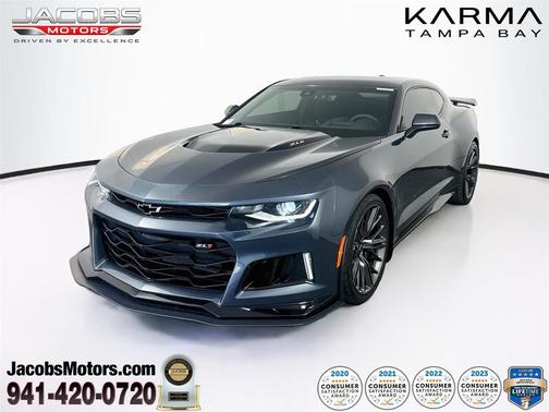 Shadow Gray Metallic 2021 Chevrolet Camaro ZL1