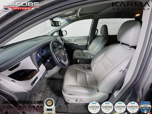 Predawn Gray Mica 2015 Toyota Sienna XLE