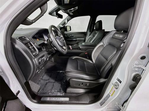 Bright White Clearcoat 2025 RAM 1500 RHO Crew Cab 4x4 5'7' Box