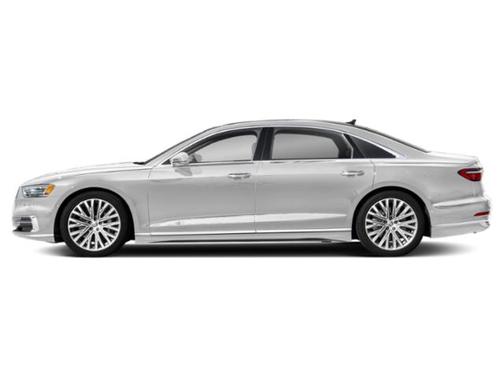 Glacier White Metallic 2020 Audi A8 L 60
