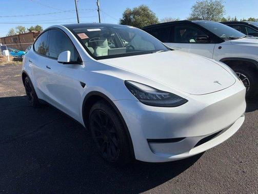 Pearl White Multi-Coat 2021 Tesla Model Y Long Range Dual Motor All-Wheel Drive