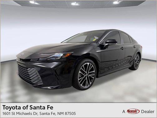 Midnight Black Metallic 2025 Toyota Camry XLE