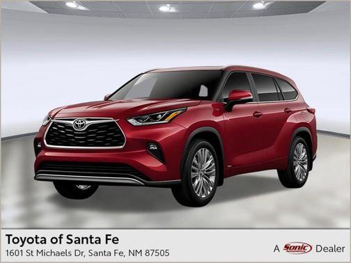 Ruby Flare Pearl 2026 Toyota Highlander Hybrid Platinum