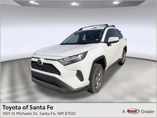White 2022 Toyota RAV4 XLE