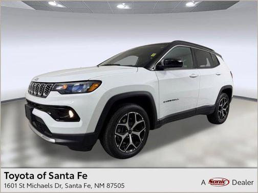 Bright White Clearcoat 2025 Jeep Compass Limited