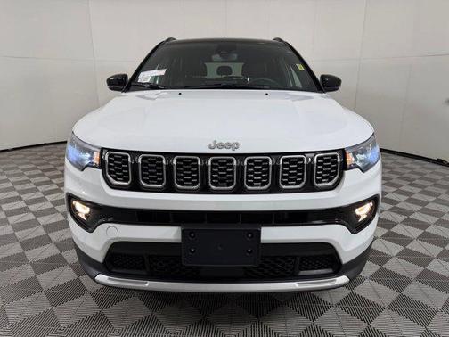 Bright White Clearcoat 2025 Jeep Compass Limited
