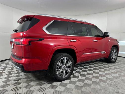 Supersonic Red 2024 Toyota Sequoia Capstone