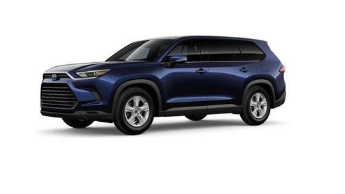Blue 2026 Toyota Highlander Hybrid LE