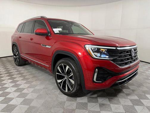 Red 2024 Volkswagen Atlas 2.0T SEL Premium R-Line 4MOTION