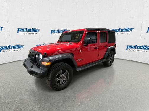 Firecracker Red Clearcoat 2018 Jeep Wrangler Unlimited Sport