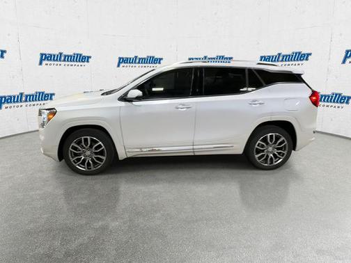 White Frost Tricoat 2023 GMC Terrain Denali