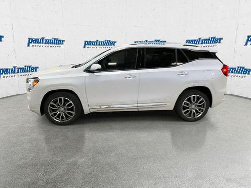 White Frost Tricoat 2023 GMC Terrain Denali