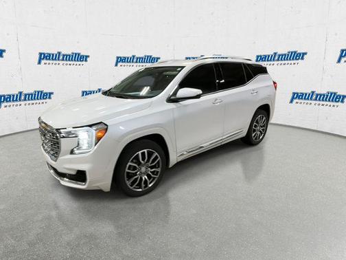 White Frost Tricoat 2023 GMC Terrain Denali