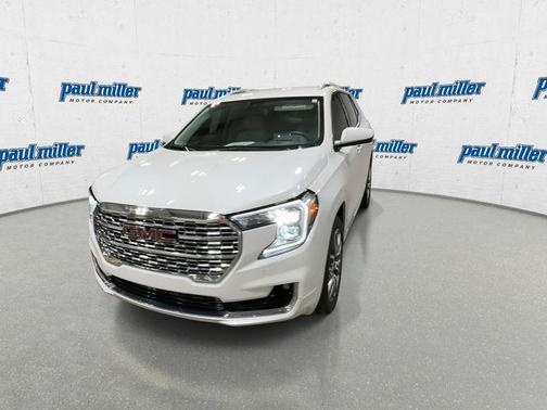 White Frost Tricoat 2023 GMC Terrain Denali