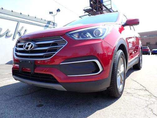Red 2018 Hyundai Santa Fe Sport 2.4L