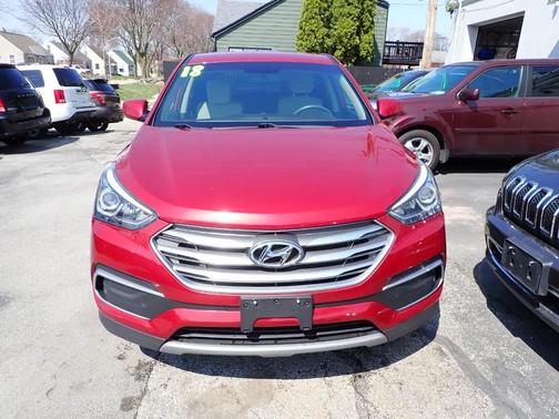 Red 2018 Hyundai Santa Fe Sport 2.4L